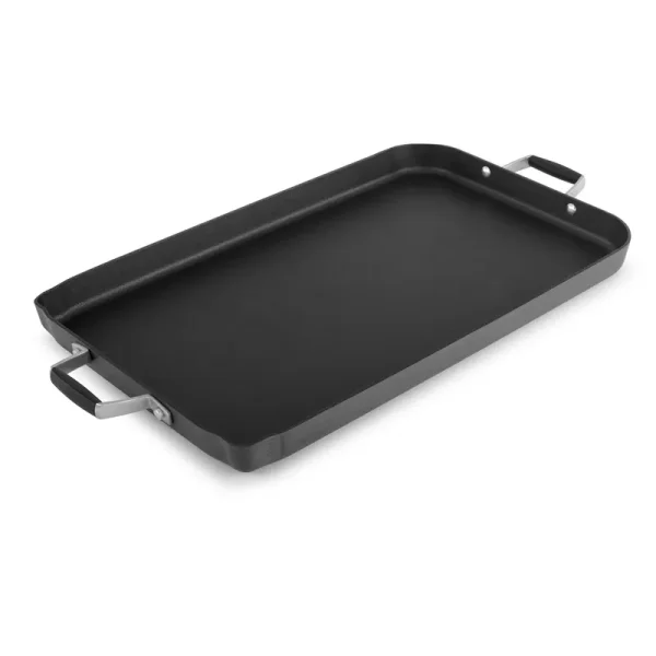 Select by Calphalon Hard-Anodized Nonstick Double-Burner Griddle