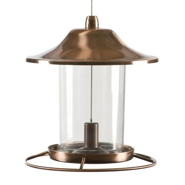 Perky Pet Copper Panorama Bird Feeder