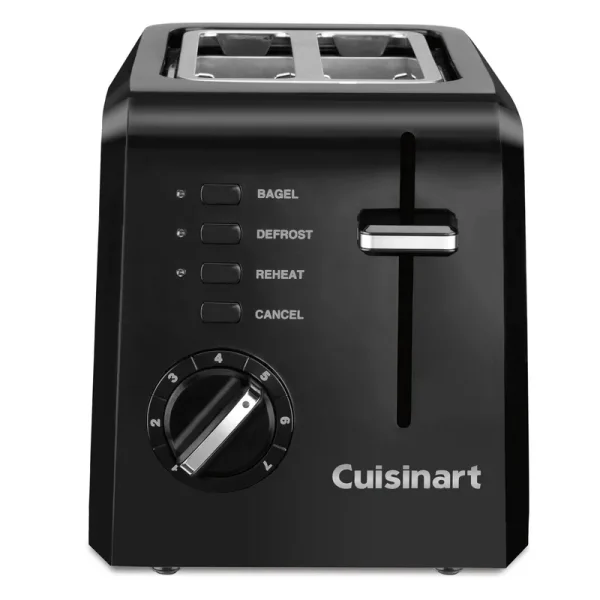 Cuisinart Compact CPT-122 2-Slice Toaster - Black