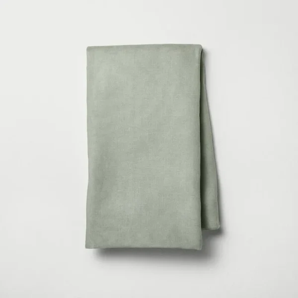 Linen Body Pillow Cover Sage Green - Casaluna