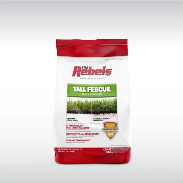 The Rebels Tall Fescue Grass Seed, 3 lbs