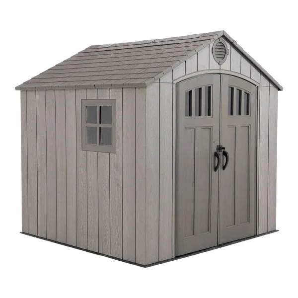 Lifetime 8 ft. x 7.5 ft. Outdoor Storage Shed - 60370