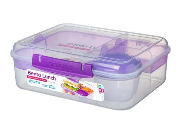 Sistema To Go Container, 55.7 Ounce, Bento Lunch