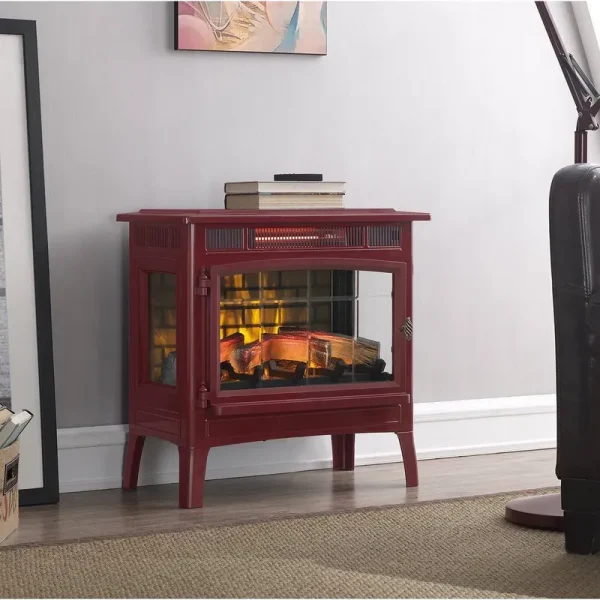 Duraflame 3D Cinnamon Infrared Electric Fireplace Stove with Remote Control