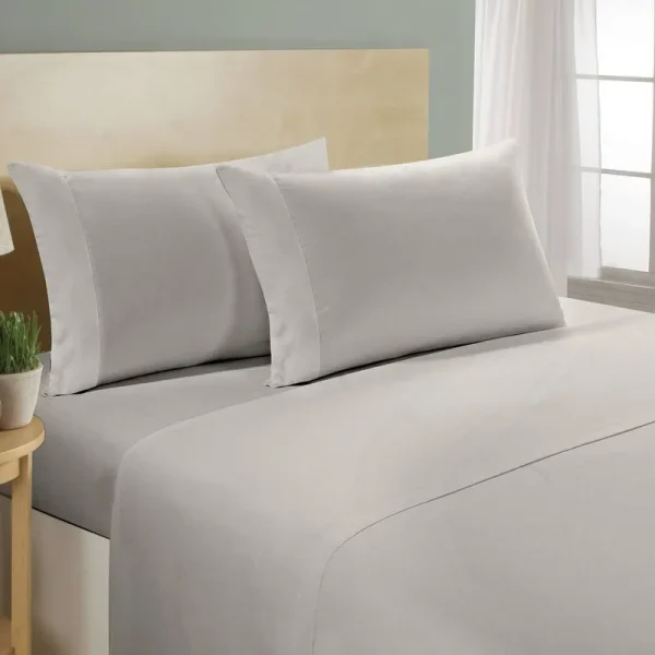 Froehlich 1000 Thread Count 100% Cotton Sheet Set Size: Twin XL, Color: Gray