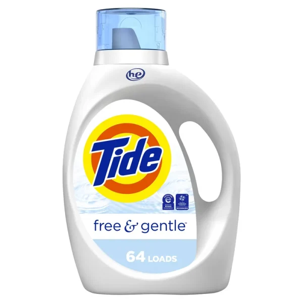 Tide Free & Gentle Liquid Laundry Detergent - 92.0 fl oz