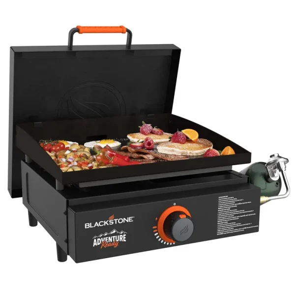 Blackstone Adventure Ready 17" Propane Griddle with Hard Cover