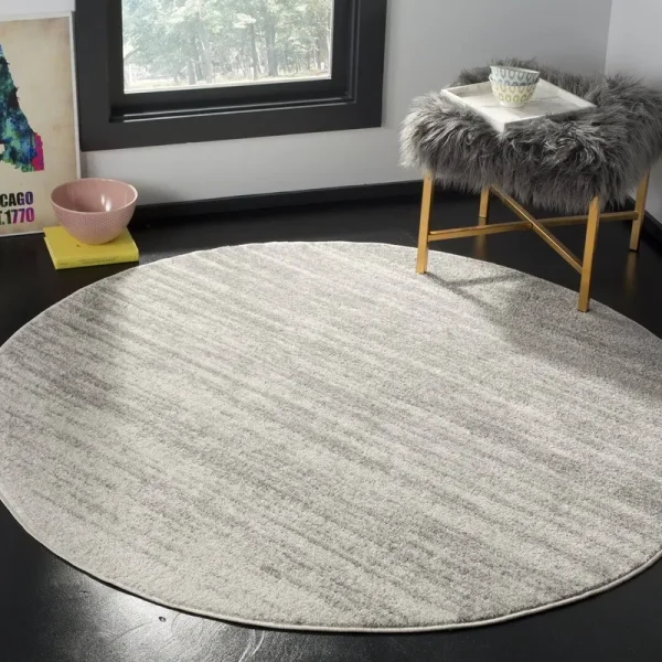 Connie Gray Area Rug Greyleigh Rug Size: Round 8