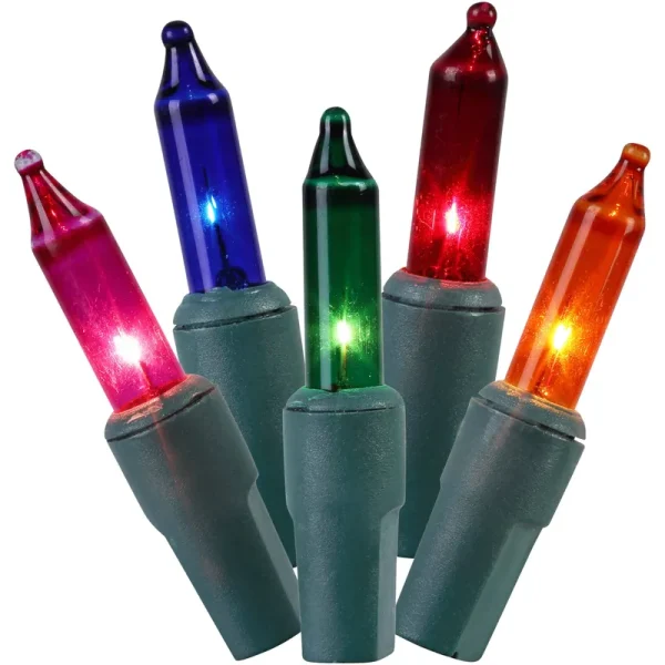 Holiday Time - 300 Multi-Color Mini Lights - Green Wire - Indoor/Outdoor - Light