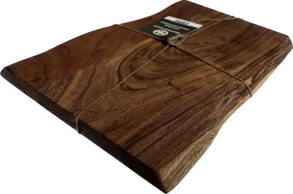 Mountain Woods Brown Mountain Woods Hand Crafted Live Edge Acacia Cutting Board/Serving Tray - 15 inch (Maximum 5 per Order Please.)