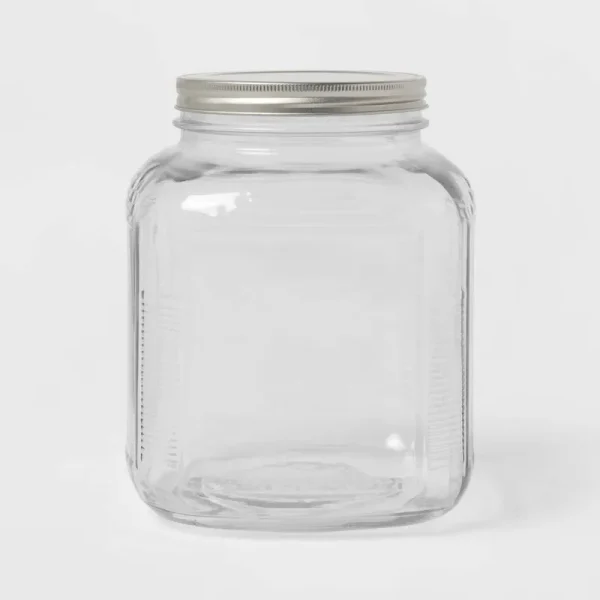 128oz Glass Jar with Metal Lid - Threshold