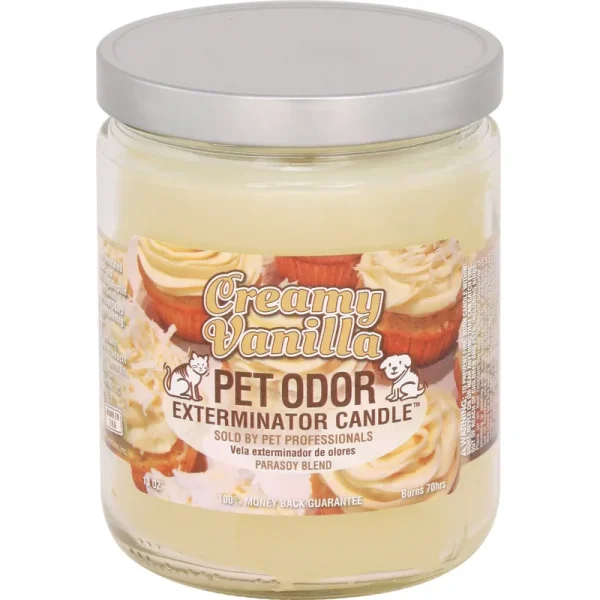 Pet Odor Exterminator Candle - Creamy Vanilla | 13 oz