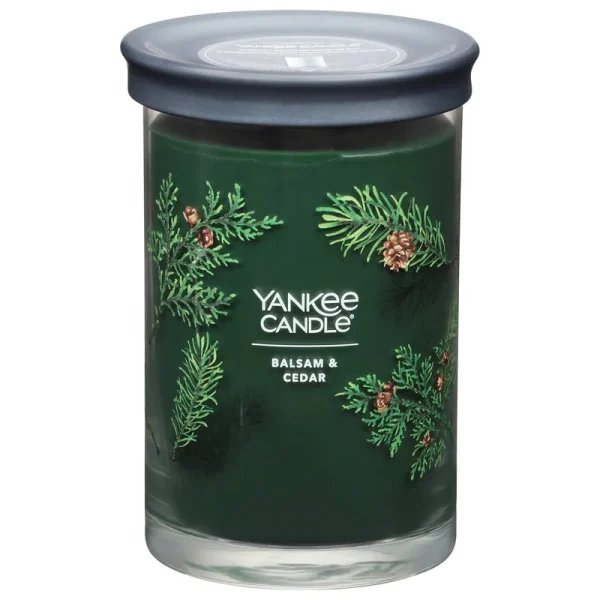 Yankee Candle Balsam & Cedar Signature Large Tumbler Candle