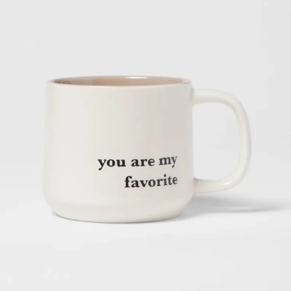 15oz Stoneware You Are My Favorite Mug - Threshold