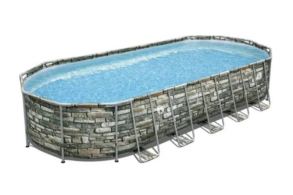 Bestway Power Steel 20' x 12' x 48" Oval Above Ground Swimming Pool Set