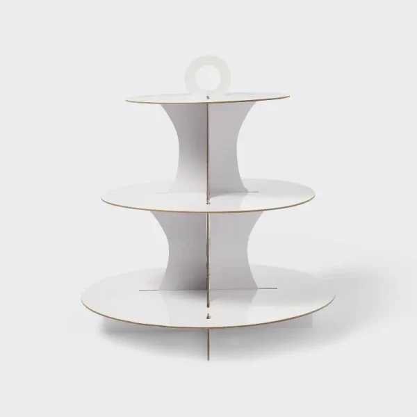 White 3-Tier Cupcake Stand - Spritz