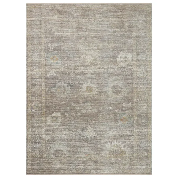 Magnolia Home by Joanna Gaines x Loloi 7'10" 10'0" Stone/Natural Large Millie MIE-05 Area Rug