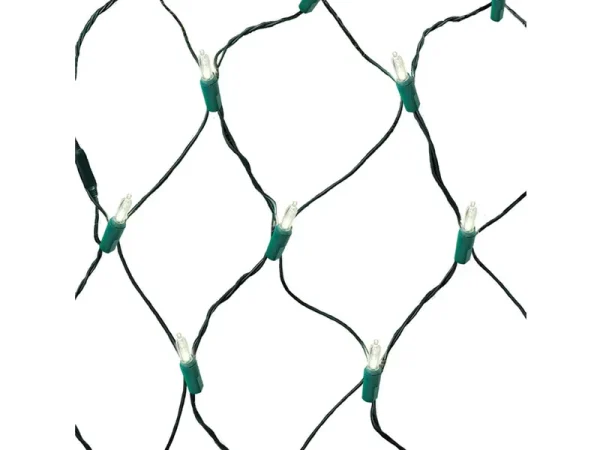 GE Staybright 150 6-ft x 4-ft Constant Clear Christmas Net Lights