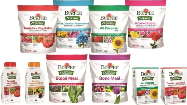 Burpee Organic Tomato and Vegetable Granular, 2 Pack, Plant Food, 4 lb