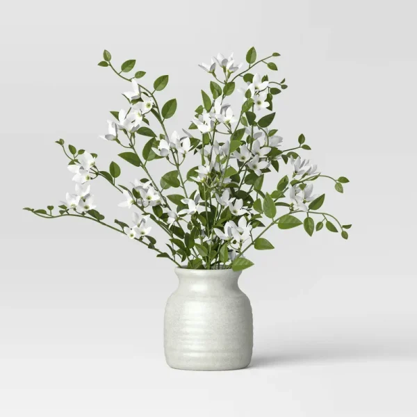 Artificial Floral Arrangement White - Threshold