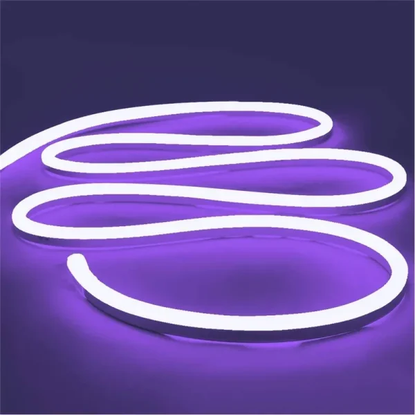 iNextStation Neon LED Strip Light 16.4ft/5m Neon Light Strip 12V Silicone LED Neon Rope Light Waterproof Flexible LED Neon Lights for Bedroom