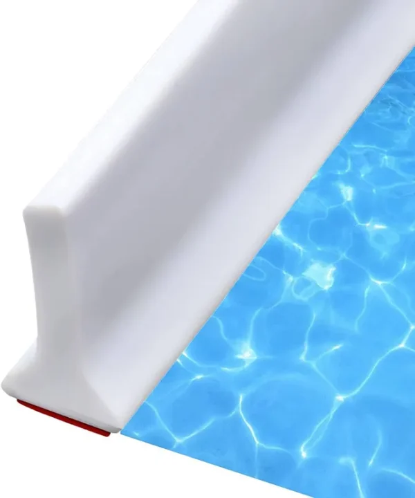 Collapsible Shower Water Guard Water Splash Guard Water Dam Barrier Shower Threshold for Shower Stall, Stay Dry Retainer for Wet and Dry Separation