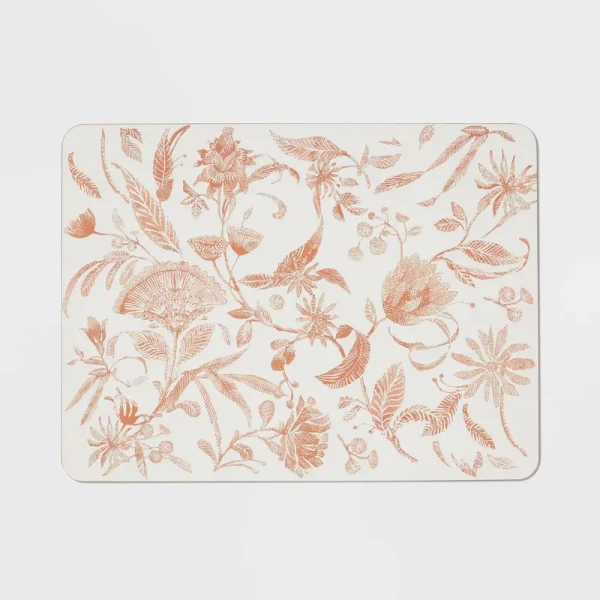 Cork Floral Placemat Pink - Threshold