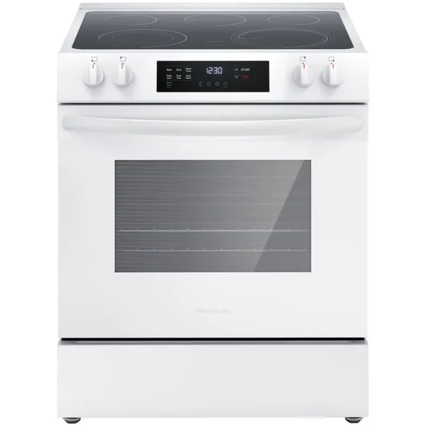 Frigidaire 30" Front Control Electric Range White