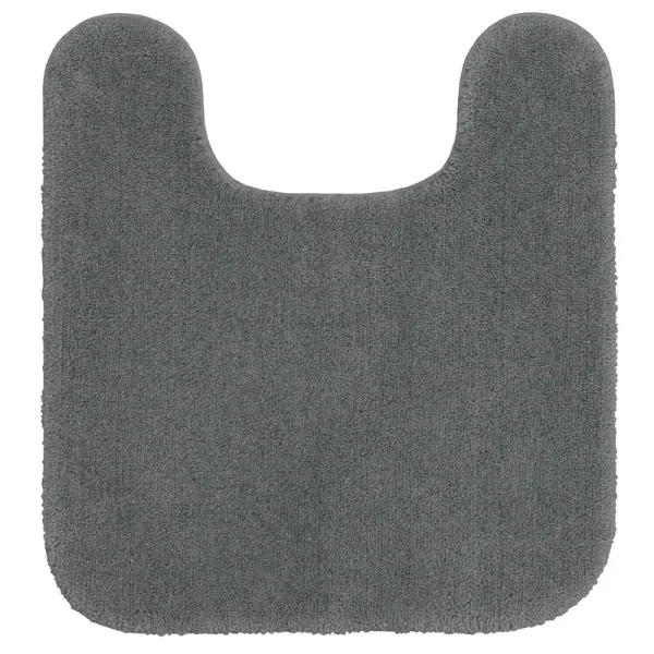 Better Homes & Gardens 20" x 21.5" Charcoal Contour American Made Nylon Bath Rug - Each