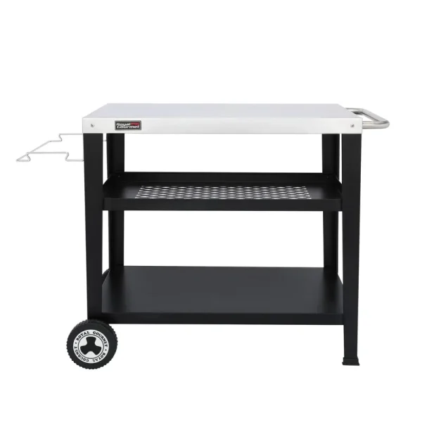 Royal Gourmet Rolling Dining Table with Trash Bag Holder