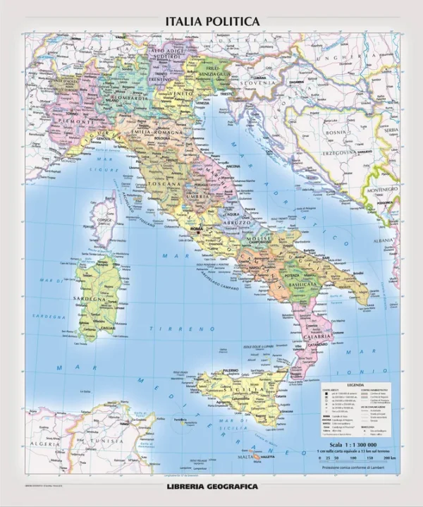 Italia fisica e politica [Book]