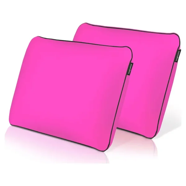 Imaginarium Memory Foam Fun Pillow with Cool Touch Cover, 2-Pack, Pink