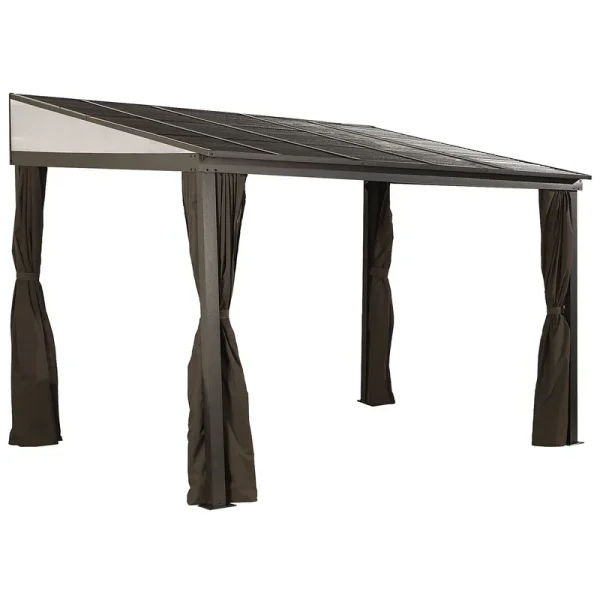 Sojag Portland 8 ft. x 12 ft. Wall Gazebo