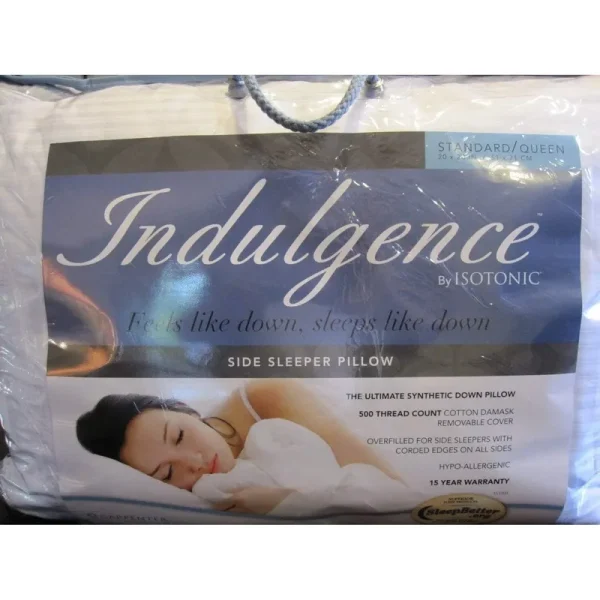 AytraHome Indulgence by Isotonic Side Sleeper Pillow (1, Standard/Queen)
