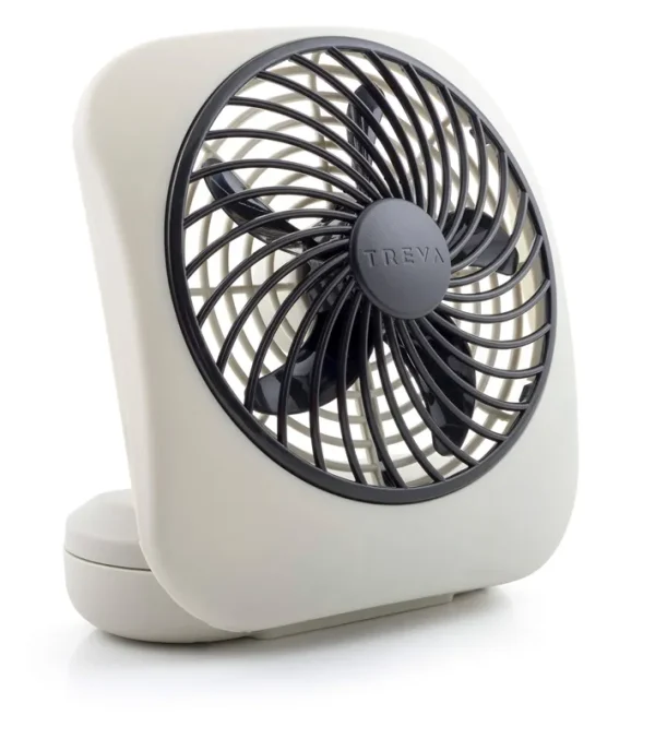 O2 Cool 5" Battery Operated Portable Fan - Grey