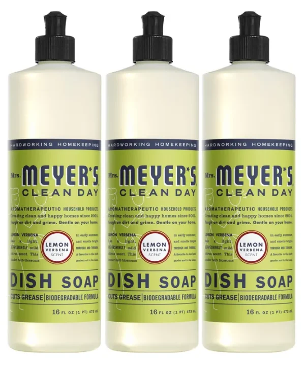Mrs. Meyer's Liquid Dish Soap 3 x 16 oz