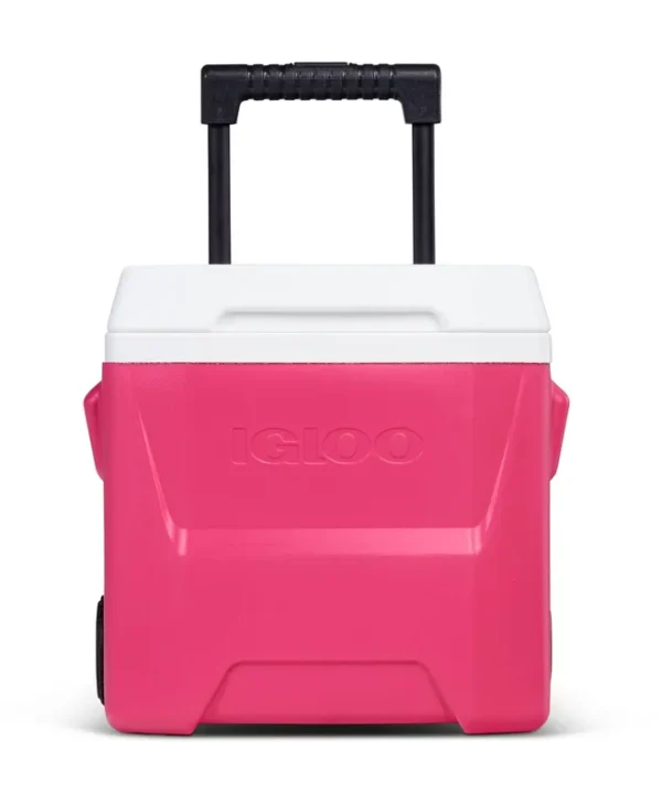 Igloo 16 Qt. Laguna Roller Ice Chest Cooler with Wheels - Pink