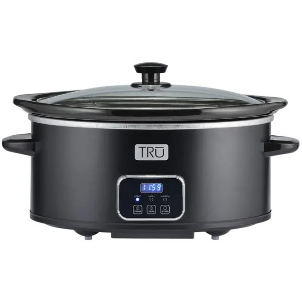Tru Programmable Digital Slow Cooker - 6 qt