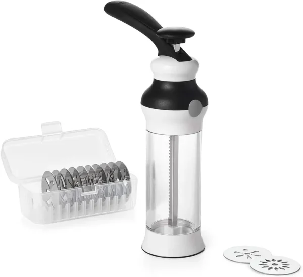 OXO Good Grips Cookie Press with Stainless Steel Disks and Storage Case