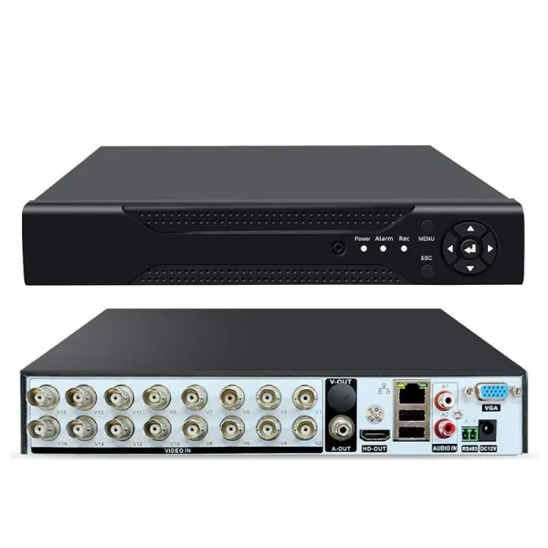 16 Channels DVR Recorder Hybrid DVR H.264 CCTV Security Camera System Digital Video
