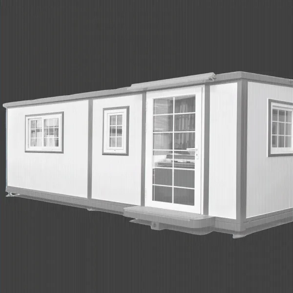 Portable Mobile Expandable Prefab House 15 x 20ft, Exquisitely Designed Modern Villa Prefab House for Live, Work