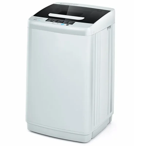 Costway Portable Full - Automatic Laundry Washing Machine 8.8 lb Spin Washer W/ Drain Pump
