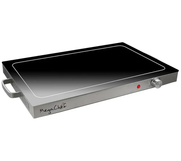 MegaChef Electric Warming Tray, Food Warmer, Hot Plate, with Adjustable Temperature Control