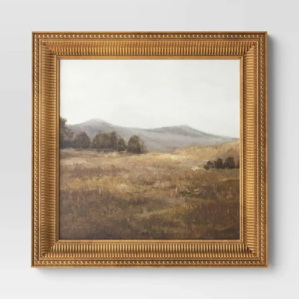 12" x 12" Prairie Land Framed Canvas Board - Threshold