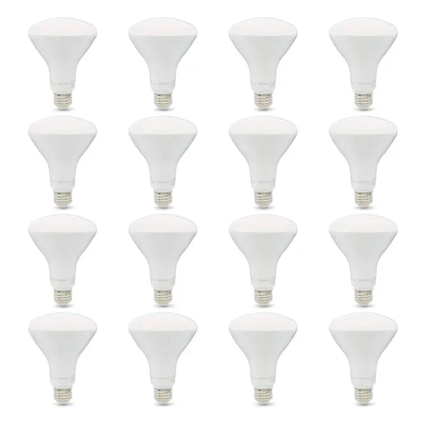 AmazonBasics 65W Equivalent, Soft White, Dimmable, 10,000 Hour Lifetime, BR30 LED Light Bul