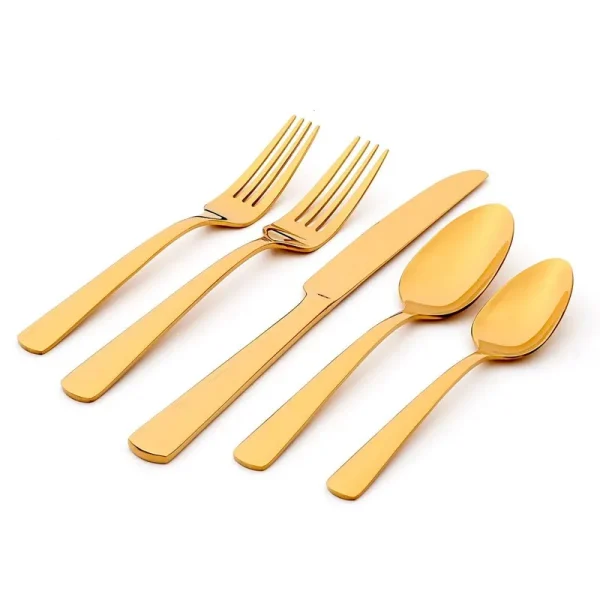 Oneida Aptitude Gold 20-Piece Flatware Set