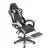 Black/White With Footrest
