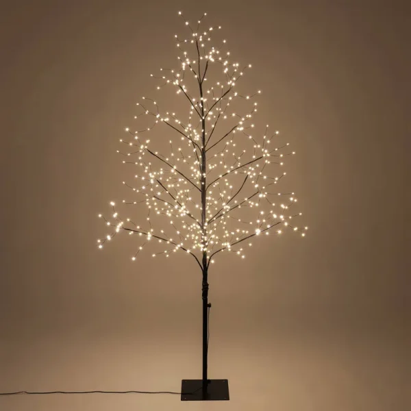 5-ft. Black Fairy Light Tree, Warm White LED