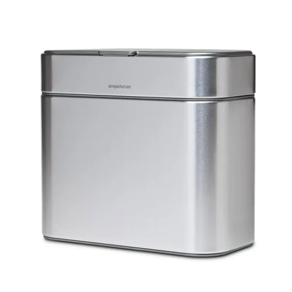 simplehuman Compost Caddy, 4 Liter - Brushed Stainless Steel