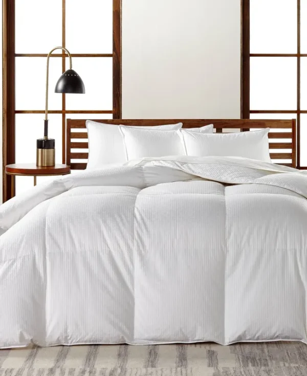 Hotel Collection Medium Weight European King White Goose Down Comforter